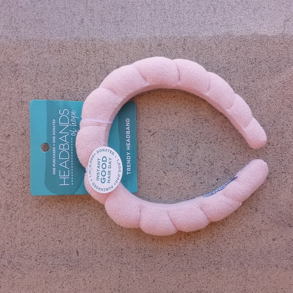 Headbands for Hope Accessories - Croissant Headband- pink